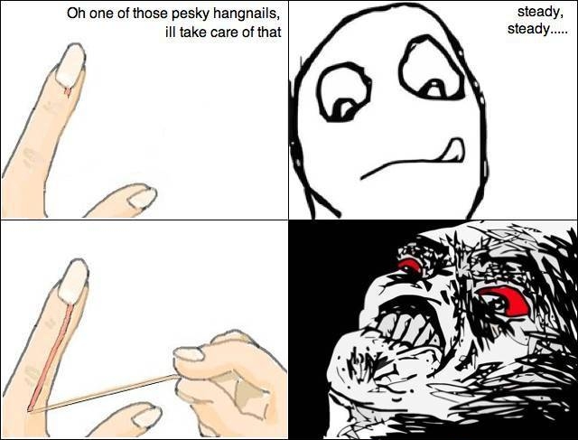 Pesky hangnails...