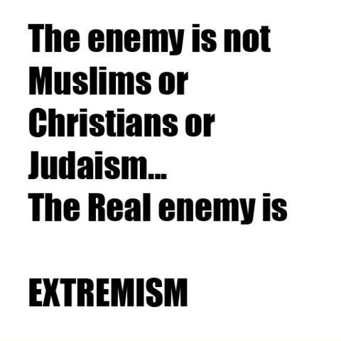 Religious extremists aren't religious