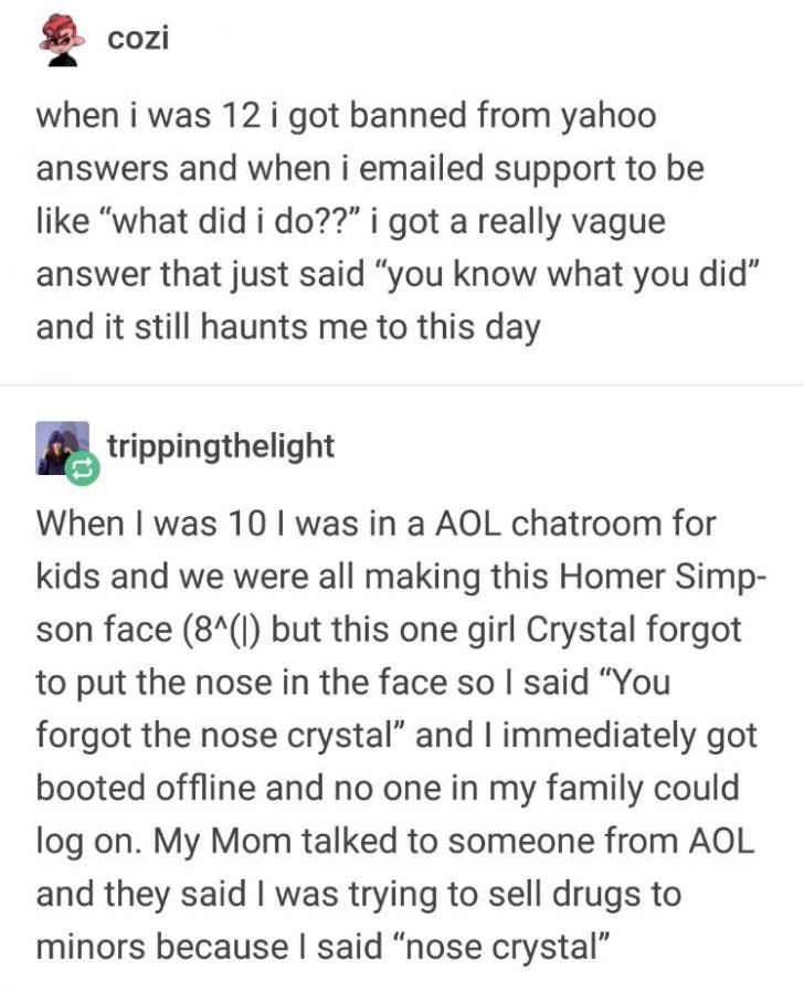 In Which We Explore Homer's Nose Crystal and Yahoo Knowing What You Did