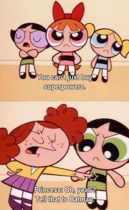You can't just buy superpowers...