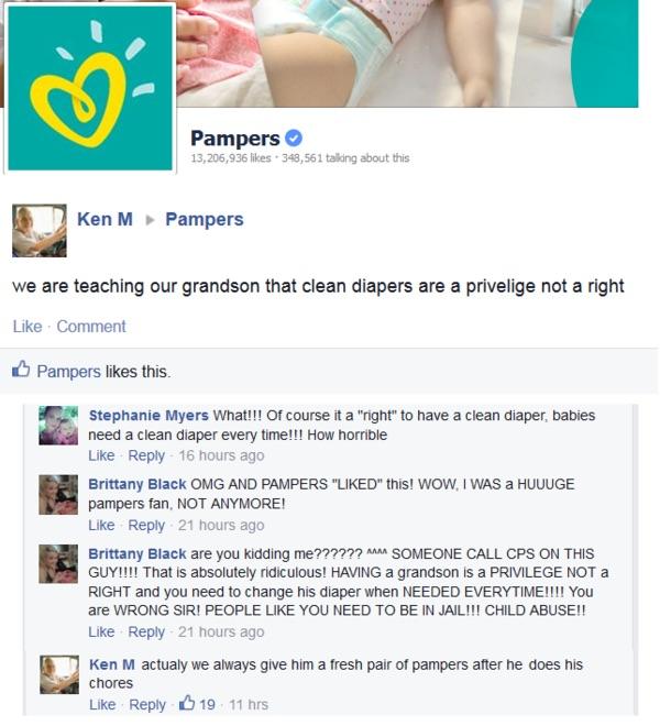 Ken M on diapers