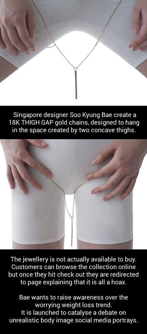 Thigh gap chains