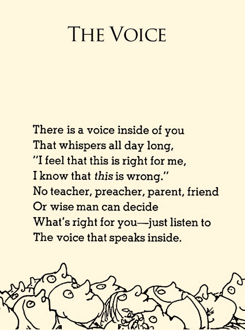 The Voice - Shel Silverstein.