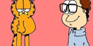 Hipster Garfield.