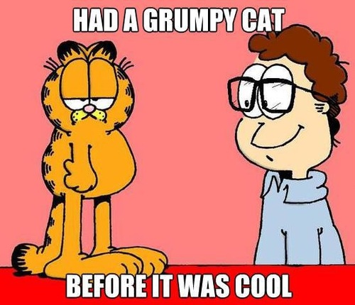 Hipster Garfield.