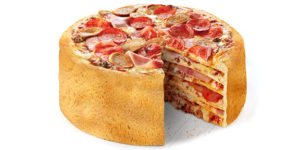 I’m not sure how I feel about pizza cake..