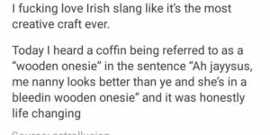 Irish slang