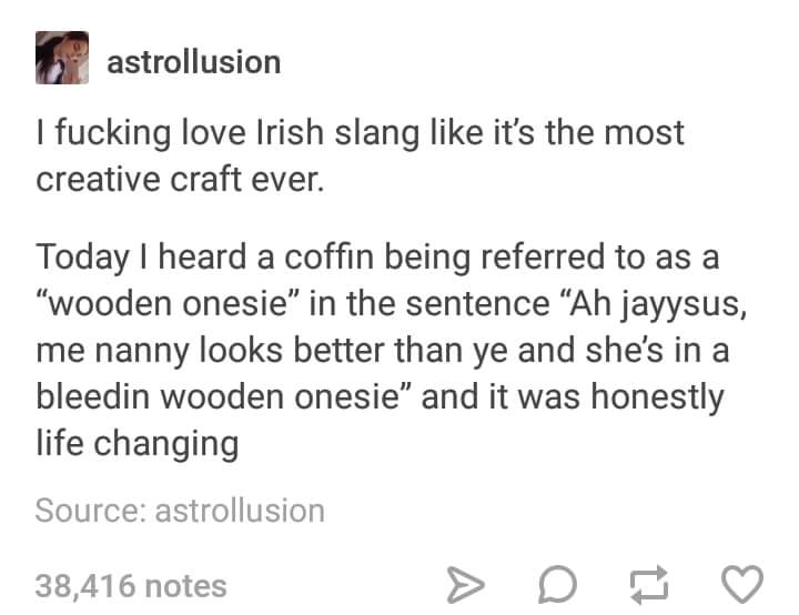 Irish slang