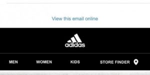 This Adidas email I just received