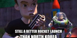 Still a better rocket launch than North Korea.