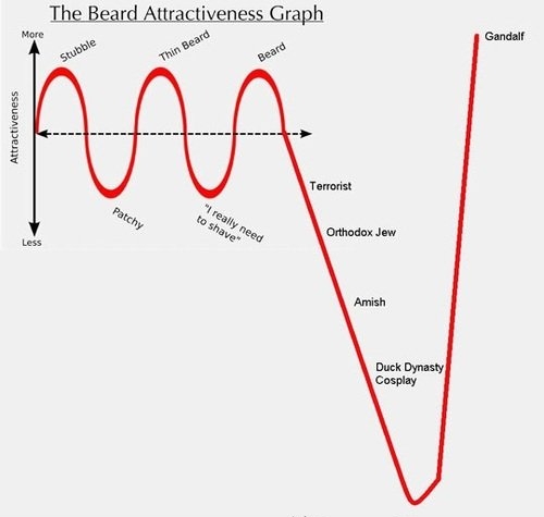The Beard Attractiveness Graph.