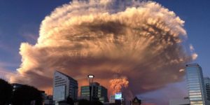 Volcano erupting right now in Calbuco, Chile