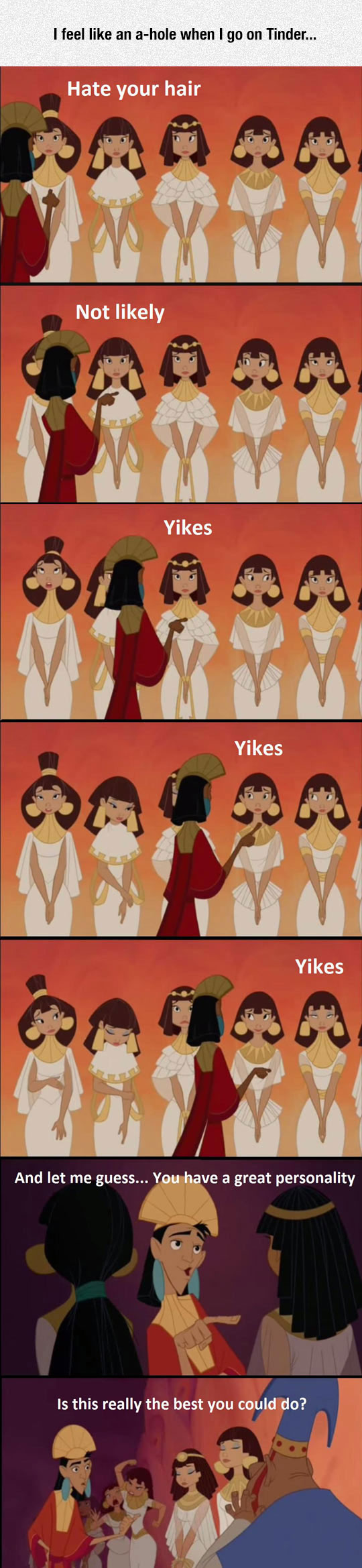 Rejecting Like Kuzco