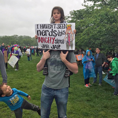 From yesterday's March for Science.