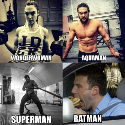 Looks like everyone is training for Justice League