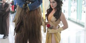 Star Wars/Beauty and the Beast cross cosplay