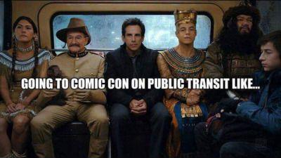 The ride to comic con