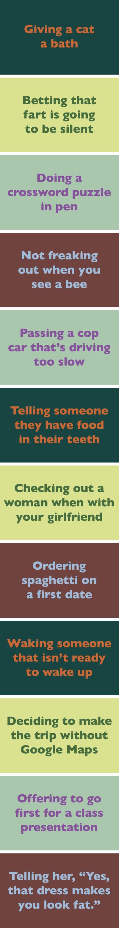 The gutsiest moves you can make in life.