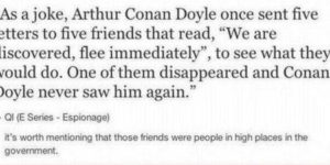 Arthur conan doyle