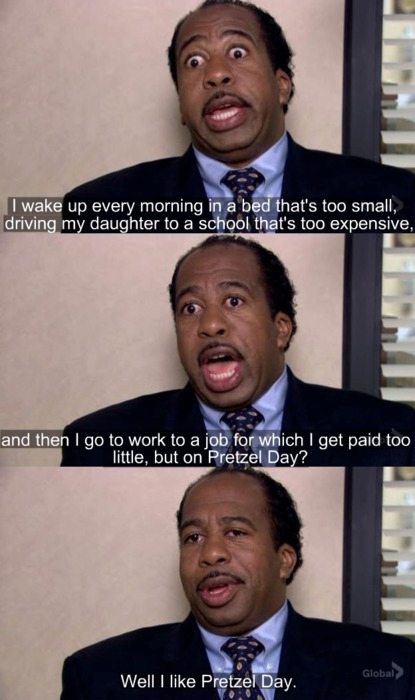 In honor of National Pretzel Day, April 26th
