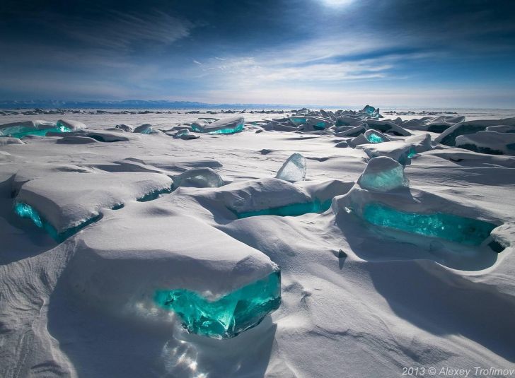 Shards of Turquoise Ice - Lake Baikal, Siberia