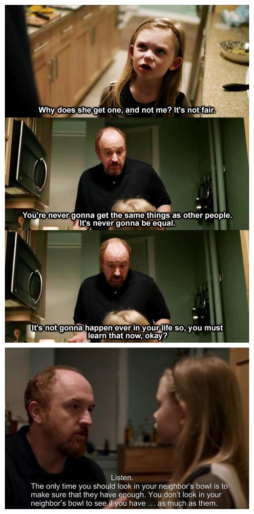 Louis CK and some of the best practical advice I've heard