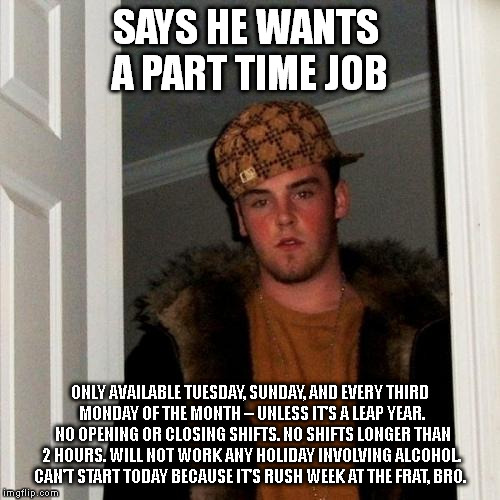 As an Employer looking for part-time, college student employees.