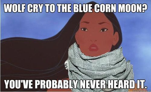 Hipster Pocahontas.