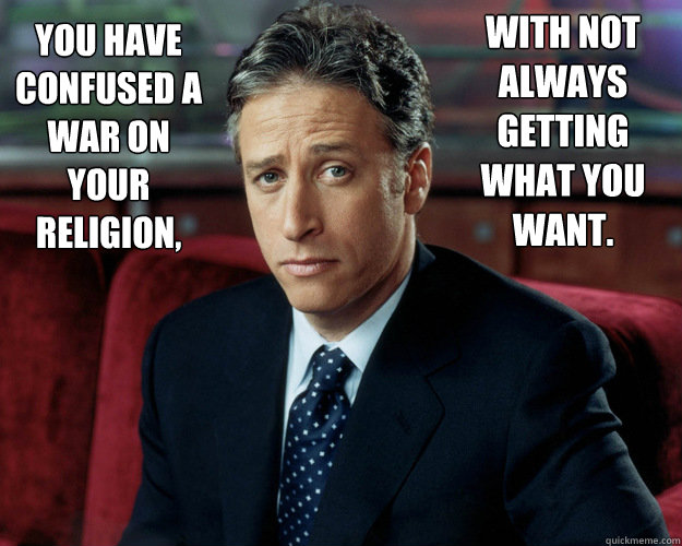 Jon Stewart on religion.