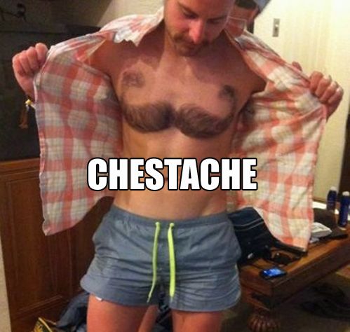 The chestache.