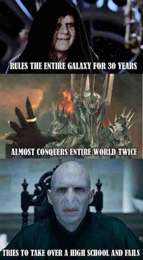 Get your crap together, Voldemort