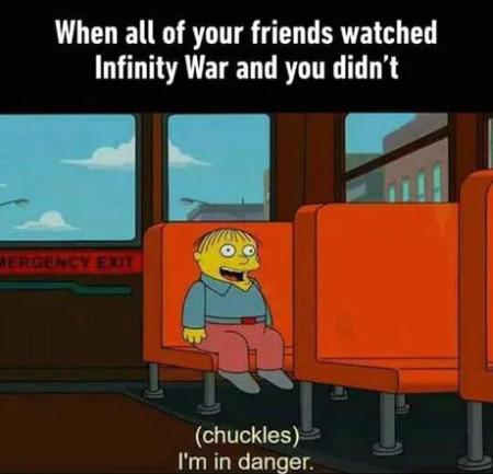 When All Your Friends Watched Infinity War..