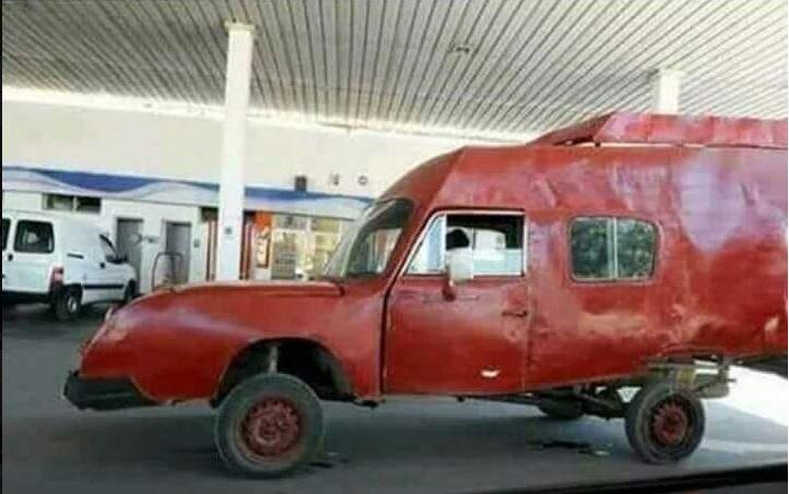 The car we drew in our childhood.