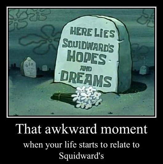 Relating to Squidward...