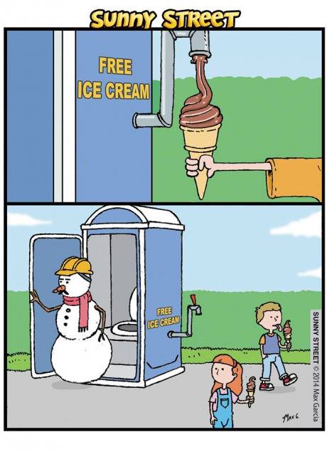 Free ice cream.