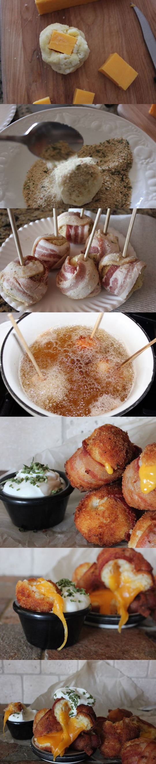 Mashed Potato Bacon Balls