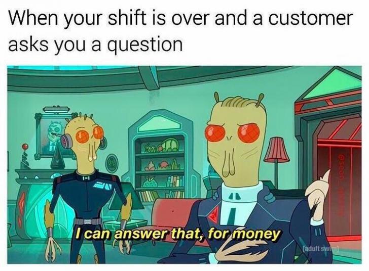 I can answer that, for money!