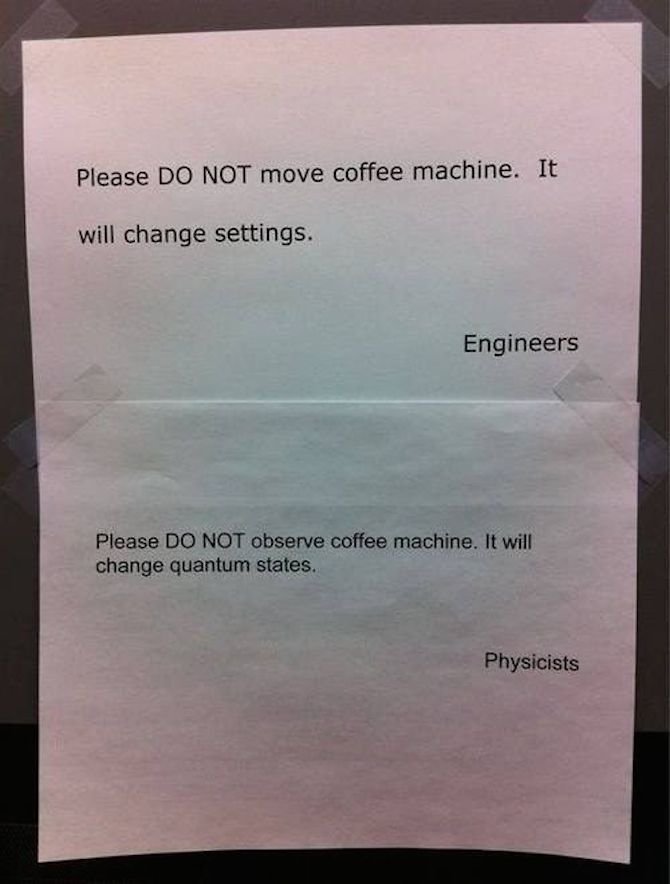 Engineers versus Physicists