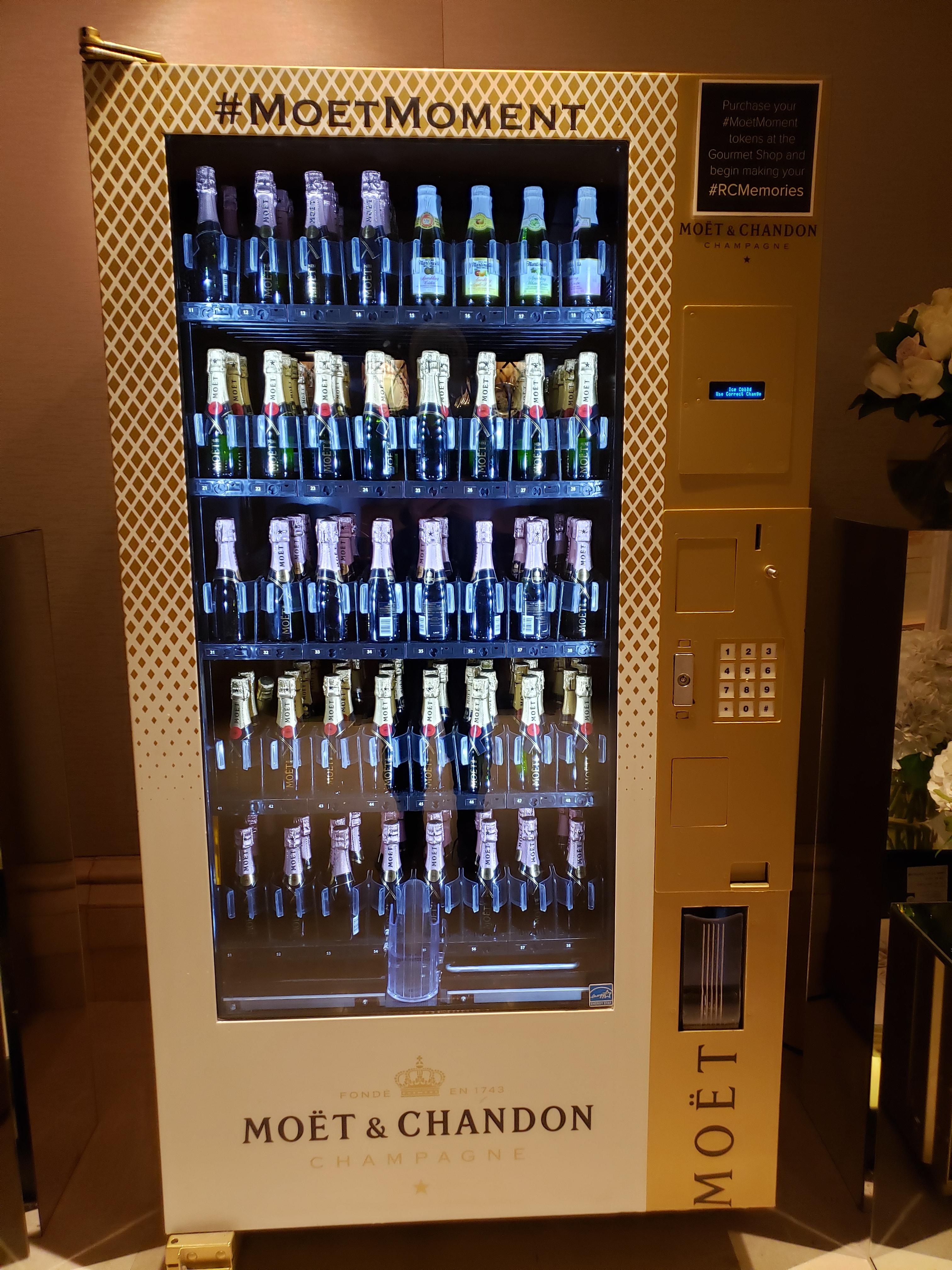 A very champagne vending machine. 