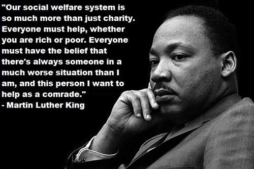 Our social welfare system.