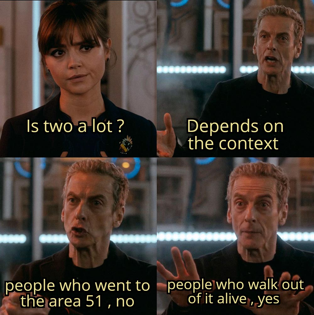 Context is king.