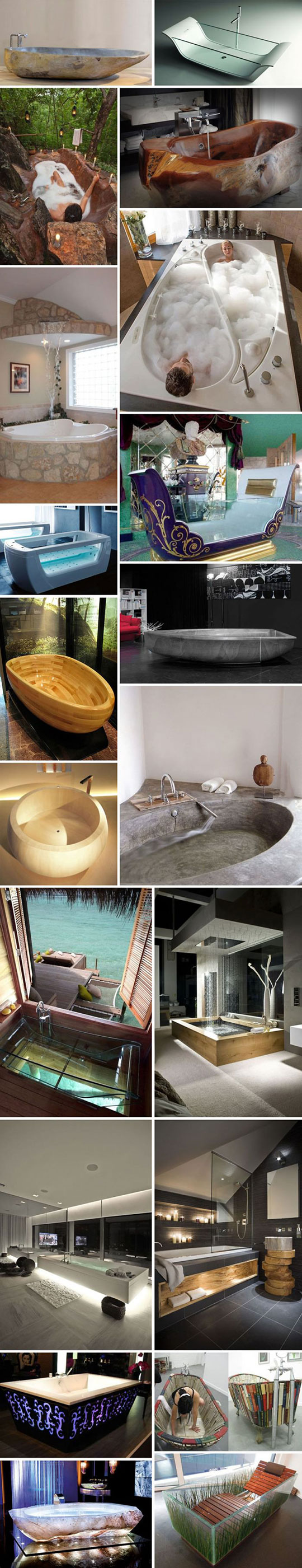 Bathtubs of the rich and the famous