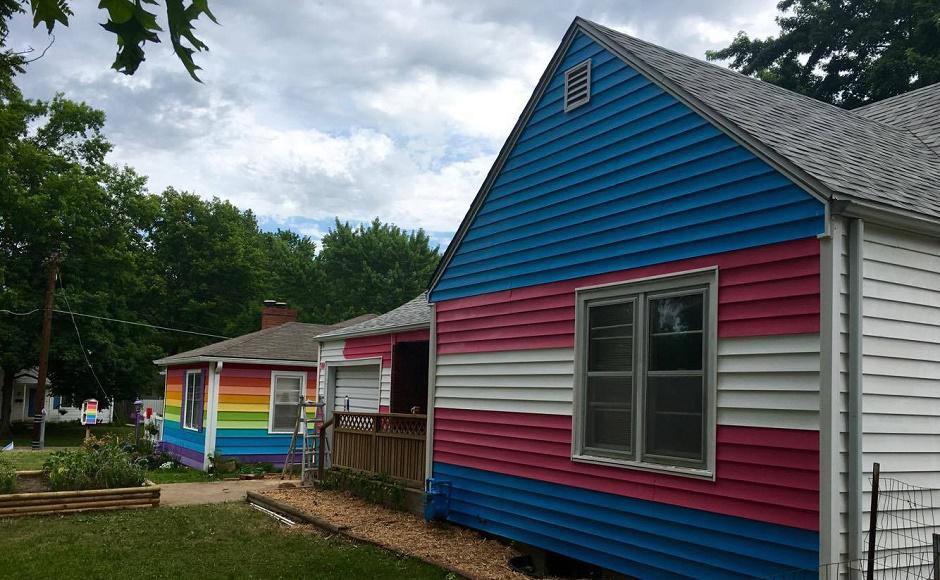 Houses opposite the Westboro Baptist Church, apparently. 