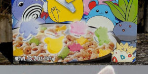 Pokemon Kelloggs cereal.