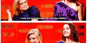 Carrie Fisher’s advice to Daisy Ridley