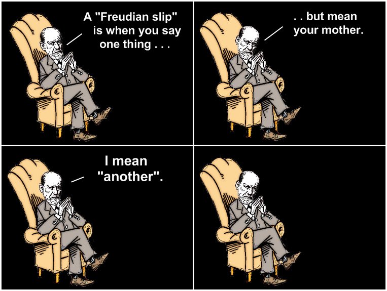 Freudian slip.