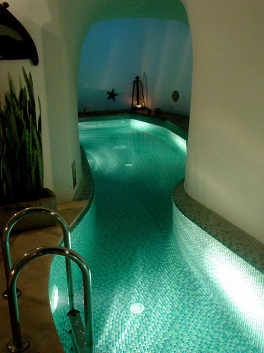 I could swim laps here.
