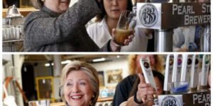 I did beer! #HILLARY2017