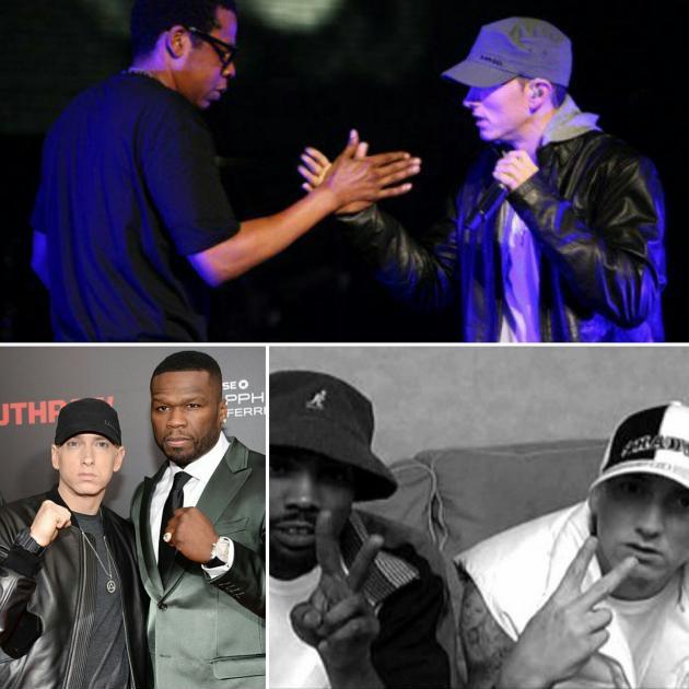 Eminem has never won a game of rock paper scissors.