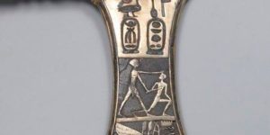 A circa 3,600 year old Egyptian axe.